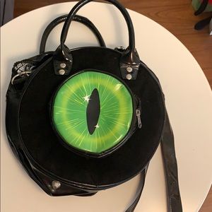 KREEPSVILLE 666 BLACK CAT EYEBALL BAG